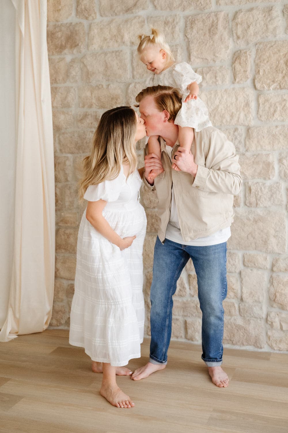 A family session at the studio